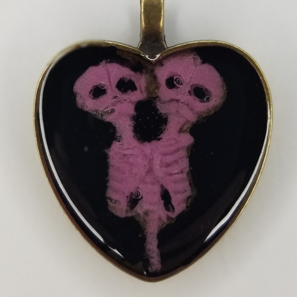 GLOW Conjoined Twins Necklace - Picture 9 of 13